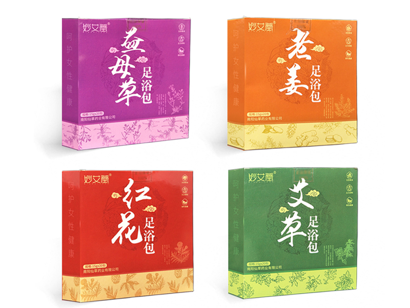 红花艾叶老姜益母草泡脚包